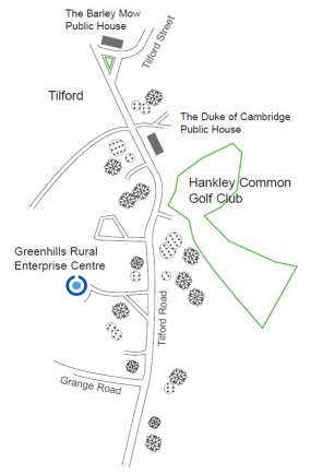 Upgrade Tilford site map